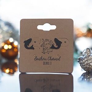 Black Shark Earrings